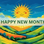 New month text messages being shared between couples, families and friends on mobile devices