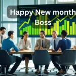 Happy new month message to boss professional workplace communication examples