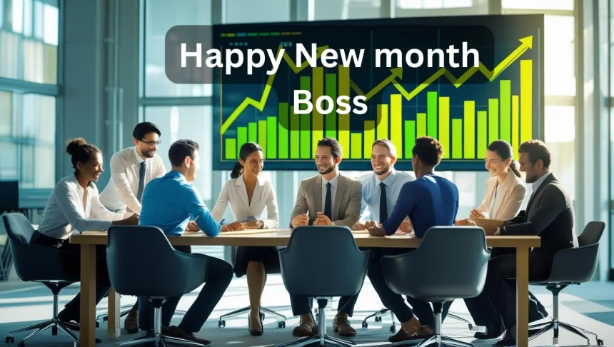 Happy new month message to boss professional workplace communication examples