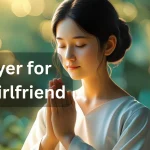 Young woman praying peacefully showing spiritual connection in relationships