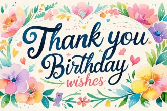 Appreciation message for birthday wishes with people celebrating and sending messages