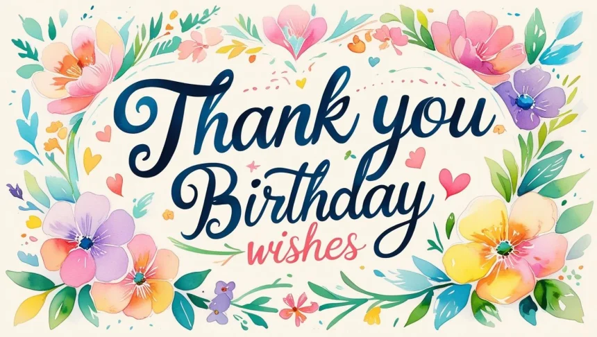 Appreciation message for birthday wishes with people celebrating and sending messages