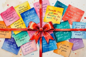 People sharing goodwill messages for personal and professional relationships