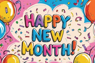 Happy new month prayer for boyfriend couple praying together at sunrise