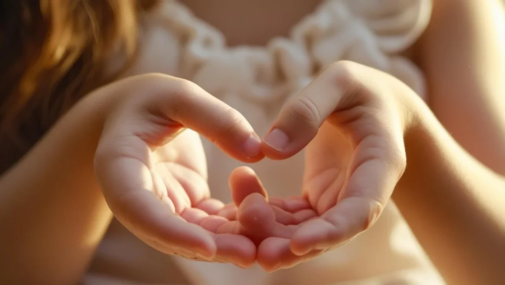 New month blessing messages for mother with praying hands
