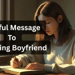 Woman writing painful message to cheating boyfriend for emotional healing