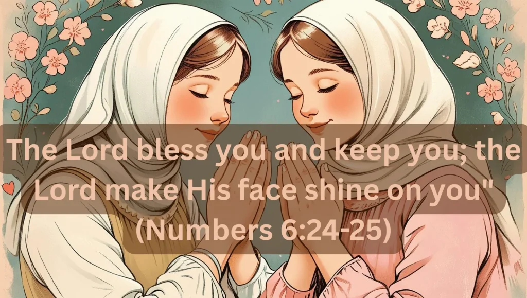 Bible with birthday blessing verses highlighted for sister prayers