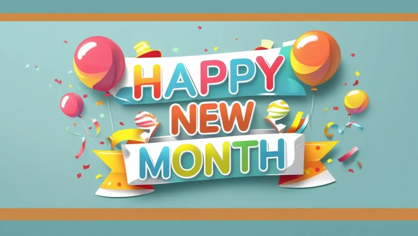 Short happy new month WhatsApp status messages