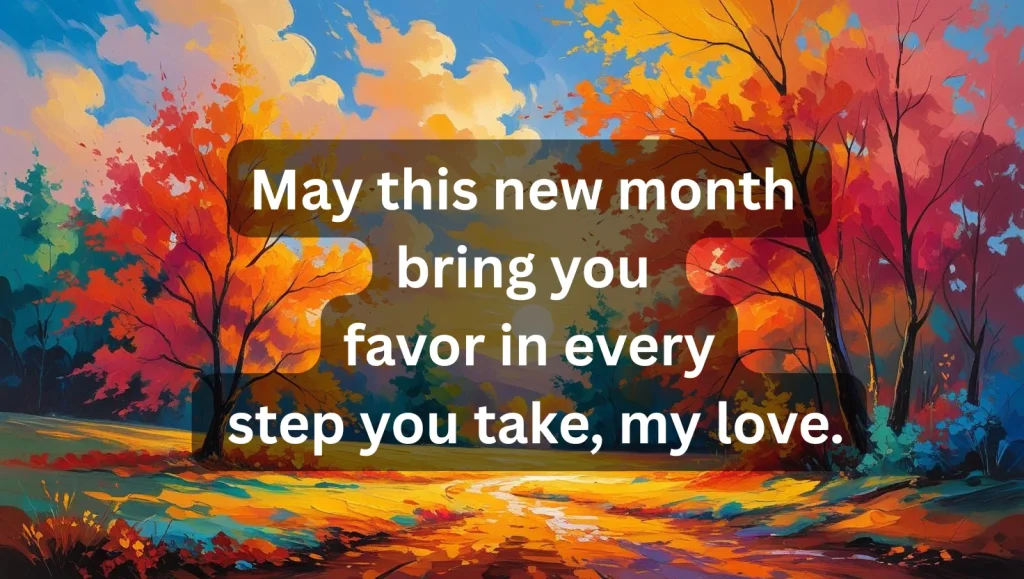 Short happy new month prayer text message for whatsapp