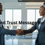 Love and trust message for client relationships Nigerian business team collaboration