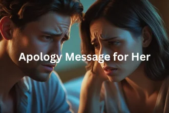 Man sincerely apologizing to woman during relationship conversation about healing and forgiveness