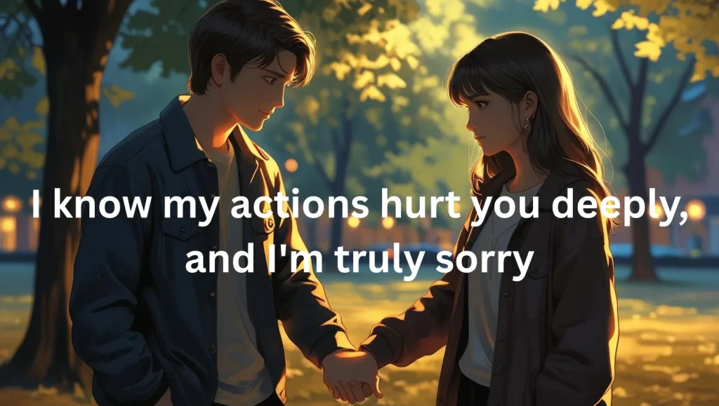 heartfelt apology message for him after hurting him deeply