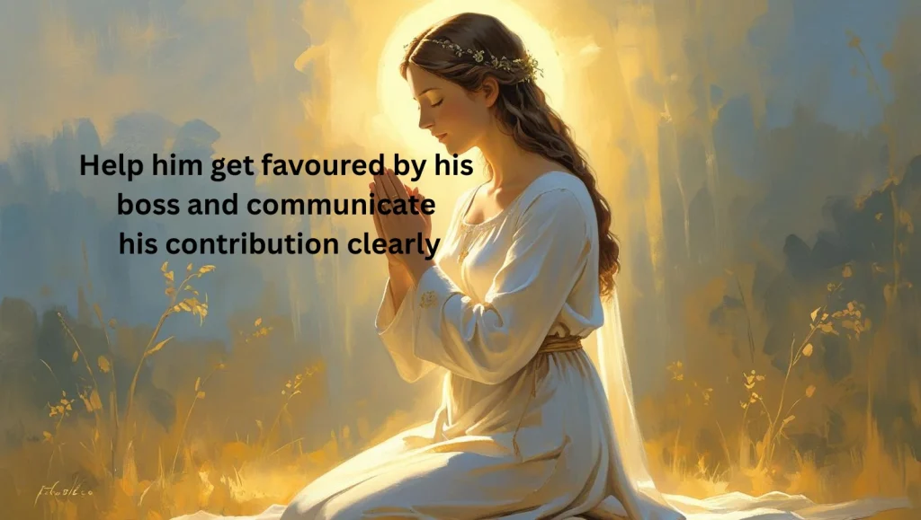 Professional man at work representing husband success prayers