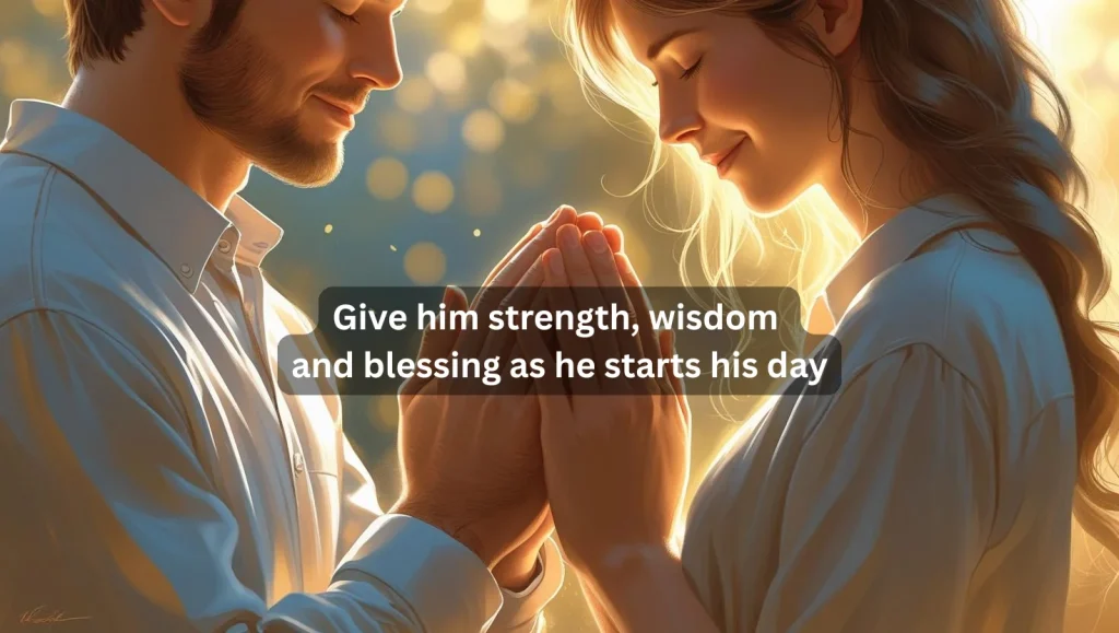 Morning prayers for husband success with sunrise and Bible