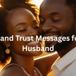 Nigerian couple sharing intimate moment expressing love and trust messages