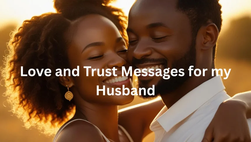 Nigerian couple sharing intimate moment expressing love and trust messages