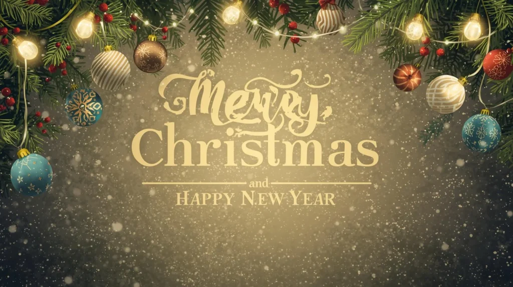 Merry Christmas and Happy New Year