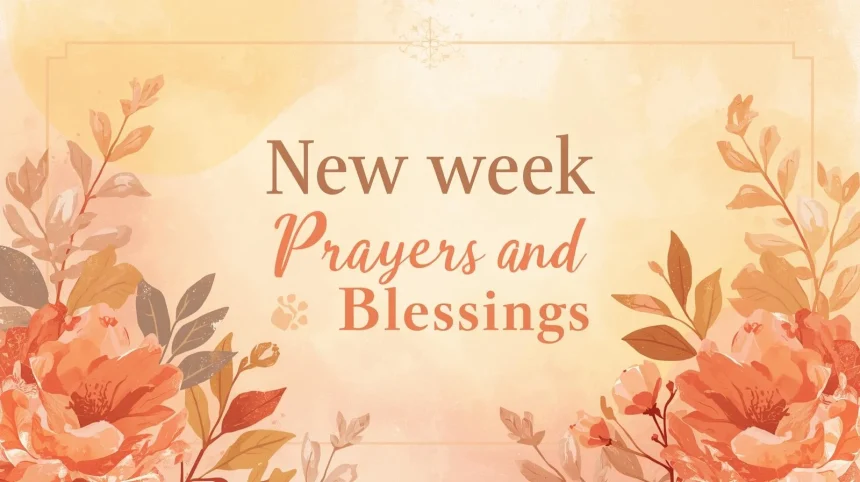 New Week Prayers Blessings