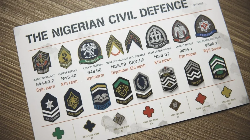 Nigerian Civil Defence Ranks And Symbols