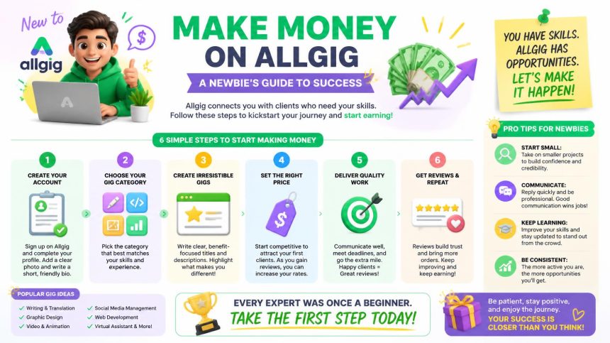How to Make Money on Allgig as a Beginner